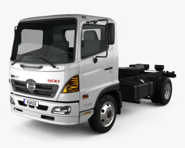 Hino 500 FC (1018) Chassis Truck 2015 3D model