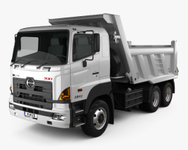 Hino 700 (2841) Tipper Truck 2015 3D model