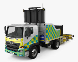 Hino FG Road Service Truck 2024 3D model