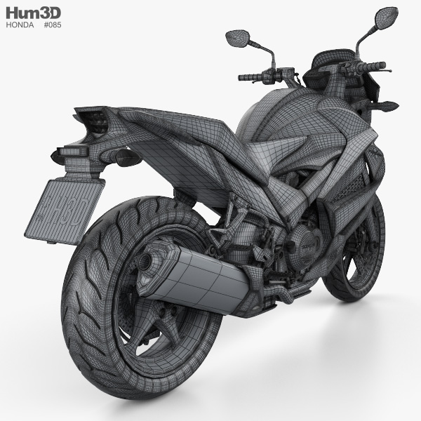 Honda VFR800X Crossrunner 2011 3Dモデル