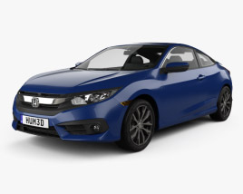 Honda Civic coupe 2019 3D model