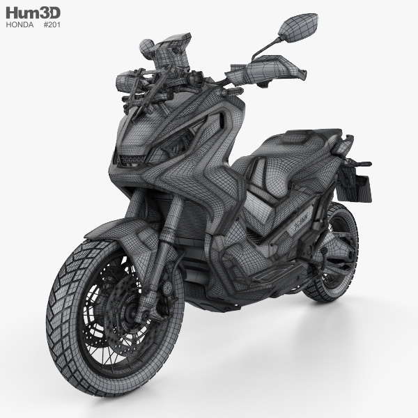 Honda X-ADV 2017 3Dモデル - ダウンロード モーターサイクル on 3DModels.org