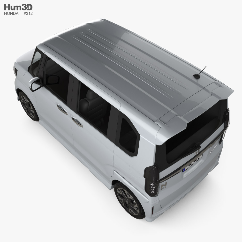 Honda N-Box Custom 2024 3D模型- 下载车辆on 3DModels.org