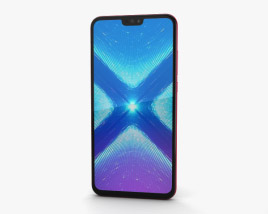 Huawei Honor 8X Red Modello 3D