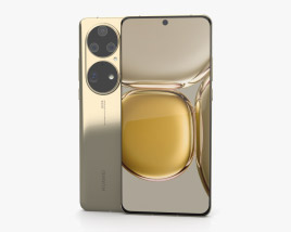 Huawei P50 Pro Gold 3D model