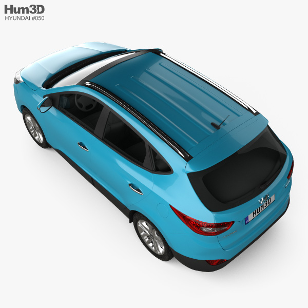 Hyundai ix35 Tucson 2013 3D model - Download Vehicles on