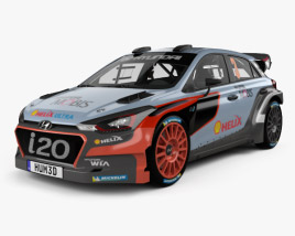 Hyundai i20 WRC 2017 3D model