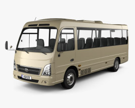 Hyundai County bus 2018 3D model