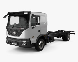 Hyundai Pavise Camion Châssis 2022 Modèle 3D