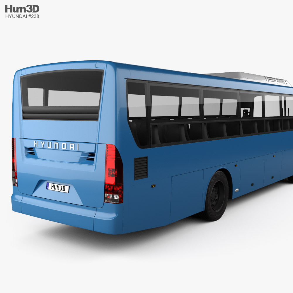 Hyundai Super Aero City Автобус 2019 3D модель - Скачать Автомобили на  3DModels.org