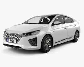 Hyundai Ioniq гибрид 2022 3D модель