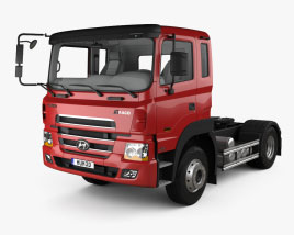 Hyundai Trago トラクター・トラック 2アクスル HQインテリアと 2013 3Dモデル