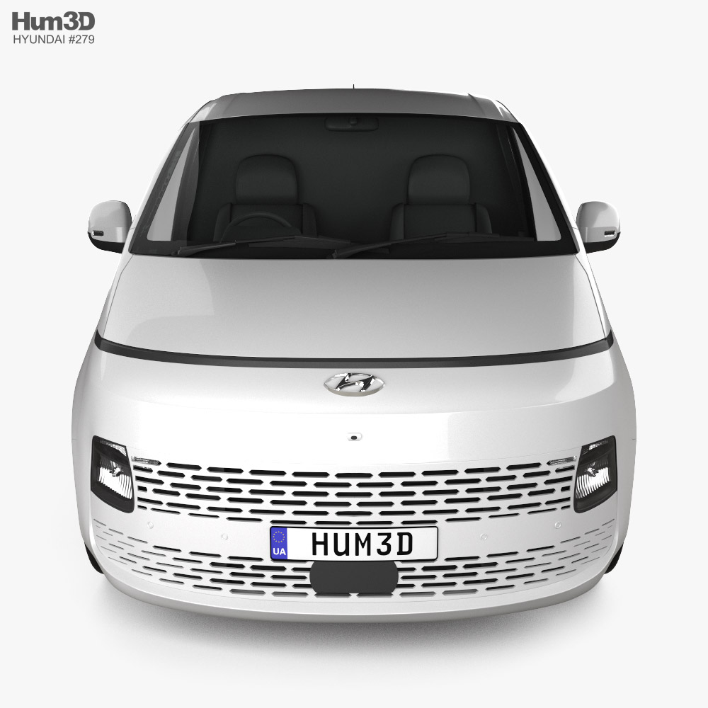 Hyundai Staria Load 2024 3D model - Download Vehicles on