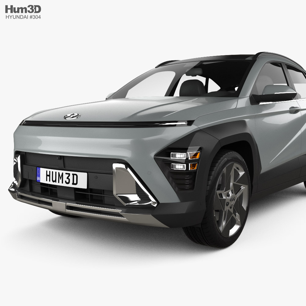 Hyundai Kona Limited US-spec 2024 3D model