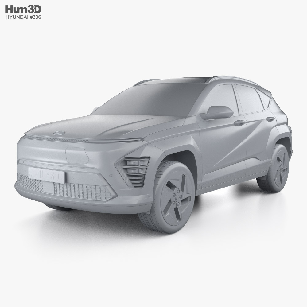 Hyundai Kona Electric US-spec 2024 3D model
