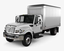 International Terrastar Camion Caisse 2014 Modèle 3D