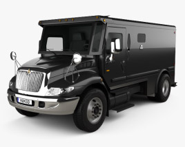 International Durastar Armored Cash Truck 2014 3D model