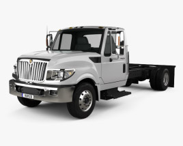 International TerraStar Camion Châssis 2015 Modèle 3D