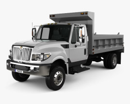 International TerraStar Camion Benne 2015 Modèle 3D