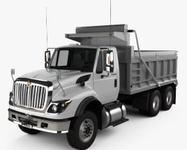 International WorkStar Dump Truck 2015 3D model
