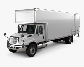 International Durastar 4700 Box Truck 2015 Modello 3D