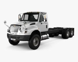 International Durastar 4400 SBA Chassis Truck 2014 3D model