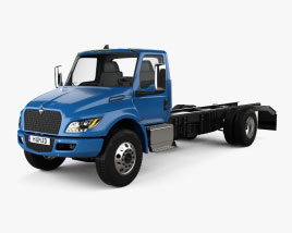 International eMV Вантажівка шасі 2024 3D модель