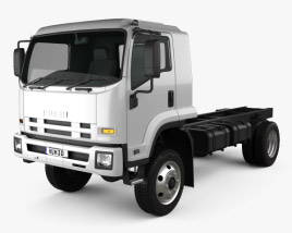 Isuzu FTS 800 Single Cab Chassis Truck 2017 3D model