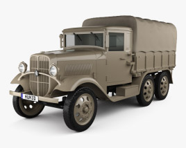 Isuzu Type 94 Truck 1934 3Dモデル
