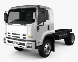 Isuzu FSS 550 Single Cab Chassis Truck 2017 3D model