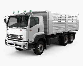 Isuzu FXZ 360 Бортова вантажівка 2021 3D модель