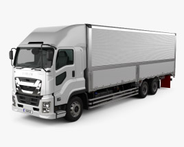 Isuzu Giga Box Truck 2021 3D model