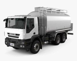Iveco Trakker Fuel Tank Truck 2014 Modello 3D