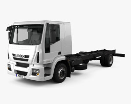 Iveco EuroCargo Вантажівка шасі (140E-E25) 2016 3D модель