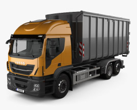 Iveco Stralis X-WAY Hook Lifter Truck 2022 3D 모델 
