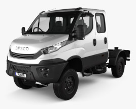 Iveco Daily 4x4 Dual Cab Chassis 2020 3D model