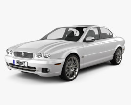 Jaguar X-Type saloon 2009 3D model