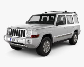Jeep Commander (XK) Limited 2010 3D-Modell