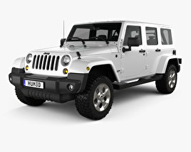 Jeep Wrangler Unlimited Sahara 2017 3D model