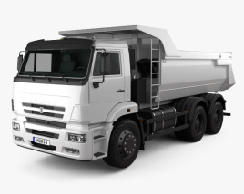 Kamaz 6520 Tipper Truck 2016 3D model