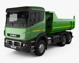 Kamaz 65802 Самосвал 2018 3D модель