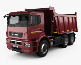 KamAZ 6580 K5 Dump Truck 2018 3D model