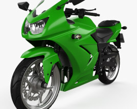 Kawasaki Ninja 250R 2011 3D model