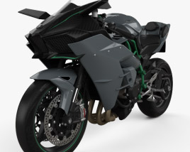 Kawasaki Ninja H2 R 2015 3D 모델 