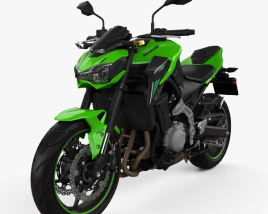 Kawasaki Z900 2017 3Dモデル