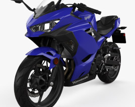 Kawasaki Ninja 400 2018 3D model