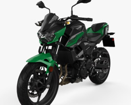 Kawasaki Z400 2019 3D 모델 