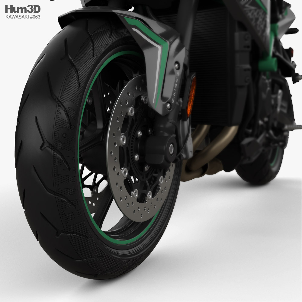 Kawasaki Z900 2017 Modelo 3D - Descargar Vehículos on