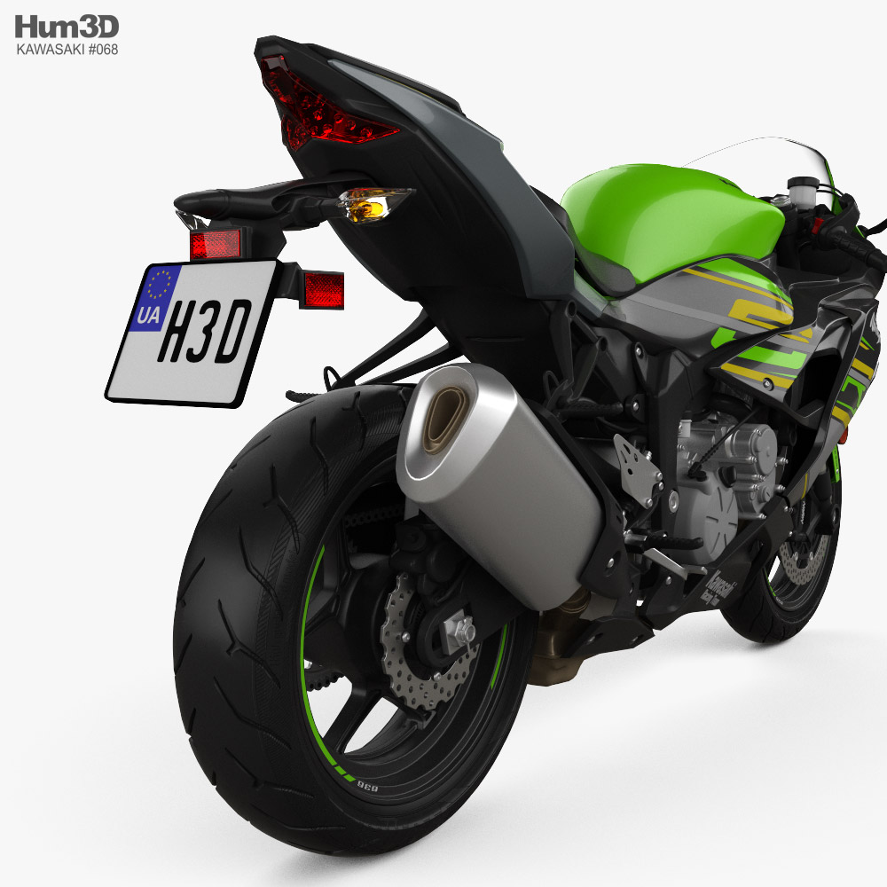 Kawasaki Ninja ZX6R 2024 3D model