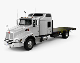 Kenworth T400 Бортовой грузовик 2018 3D модель
